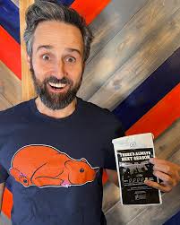 Fueling up for a day of dad jokes, one...