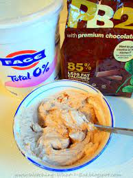 Watching What I Eat Greek Yogurt My New Favorite Breakfast Pureed Food Recipes Pb2 Recipes Protein Snacks