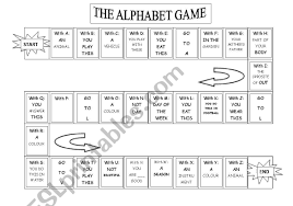 Readers ask me for ideas on a continuous basis for teaching letters and their sounds, so before i share all the alphabet activities & printables below, . My Alphabet Game Esl Worksheet By Nuroma