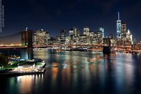 Brooklyn Bridge And Lower Manhattan Skyline At Night Fine Art Photo By Andrew Prokos Lower Manhattan Manhattan Skyline Brooklyn Bridge