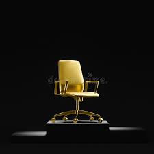 A comfy office chair that is stylish and functional allows productivity to soar. Gold Office Chair On Award Podium Success Stock Illustration Illustration Of Podium Design 166605359