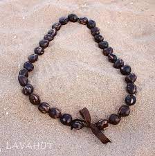 Marble Brown Kukui Nut Hawaiian Lei Kukui Nut Kukui Hawaiian Tattoo