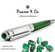 picasso pen writing instruments malachite stone pen