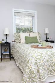 It is a color that works beautifully with the likes of white, gray and even brown. Neutral Blue And Green Bedroom Reveal Green With Decor