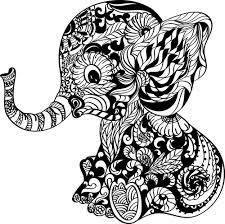 Download Open Full Size Ready To Press Transfer Baby Elephant Mandala Svg Download Transparent Png Imag Elephant Coloring Page Mandala Elephant Animal Coloring Pages