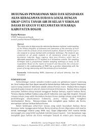 Kesadaran dan kesetiaan atas kesukuan. Http Jurnal Stitnualhikmah Ac Id Index Php Modeling Article Download 340 322