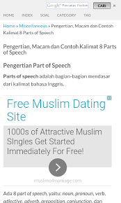 Jika ditambahkan modal 'will' maka akan membentuk future continuous. Www Wordsmile Com Pengertian Macam Contoh Kalimat Parts Of Speech Seo Report Seo Site Checkup