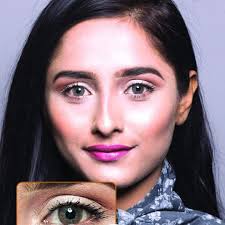 Angel Soft Fuzzy Brown Contact Lens