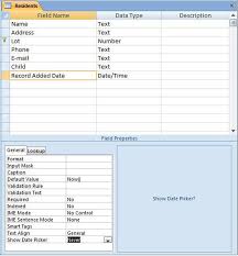 How To Add A Date Or Time Stamp To An Access 2007 Database In 2020 Access Database Database Computer Internet