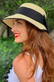 Tan Audrey Straw Hat Eva Franco Women Hats Fashion Summer Hats For Women Straw Hat