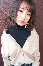 似合わないは嘘 面長さん向け切りっぱなしボブとは hair ショートボブ アッシュグレージュ ボブ