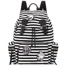 Black And White Striped Backpack Purse Burberry The Medium Rucksack Striped Backpack 1 875 Liked On Polyvore Featuring Bags Backpacks Black Burberr Striped Backpack Burberry Bag Striped Bags