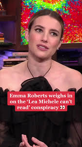 Emma Roberts Addresses Lea Michele Reading Controversy