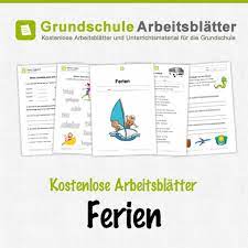 Kostenlose arbeitsblätter und lösungen zum thema erlebniserzählung in der 4. Arbeitsblatter Ferien Kostenlose Arbeitsblatter