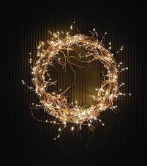Grapevine Wreath With Fairy Lights Lighted Wreaths Outdoor Christmas Lights Christmas Lights