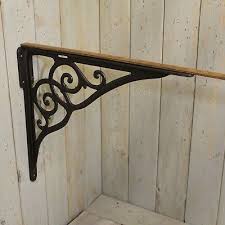 This accessory will provide 4 of coverage. 16 Cast Iron Architectural Canopy Porch Veranda Worktop Bracket Support Rustic Ebay