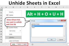 Do you want to hide sheets for protection or unhide hidden worksheets for visible in excel 2016/2013/2010/2007? How To Unhide Single And Multiple Sheets In Excel