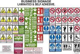 Warning sign has a yellow background. Health Safety Signs Fire Hygiene Warning Caution Smoking Kitchens Flats Shops Ebay