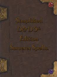 Simplified 5e Sorcerer Spellbook Dungeon Masters Guild Dungeon Masters Guild