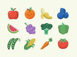 Fruits Veggies Graphic Design Blog Fruits For Kids Food Cartoon