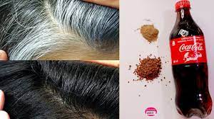 Coca cola is a sugary fizzy drink that many people blame for contributing to the world obesity epidemic. How To Get Black Hair Naturally At Home With Coffee Coca Cola White Hair To Black Hair Naturally Youtube