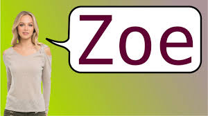 How To Say Zoe In French Youtube
