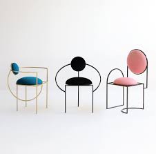 Solar Lunar And Orbit Chairs By Lara Bohinc Matter Of Stuff Metal Furniture Design Chair Design Geometric Furniture