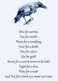 Pin By Dana Steel On Aes Witchy One For Sorrow Writing Poem Quotes