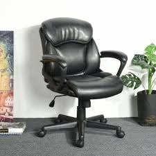 Executive Swivel Faux Pu Leather Office Chair Ebay Com Executive Office Chairs Office Chair Leather Office Chair