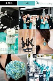 Black And Teal Wedding Dresses Classic Black Wedding Color Ideas And Wedding Invitations 2014 Wedding Colors Teal Wedding Colors Dream Wedding