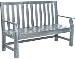 One Kings Lane Outdoor Dorset 60 Bench Ash Gray Outdoor Bench Outdoor Furniture Grey Benches