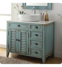 Chans Furniture Cf 78886bu Benton Abbeville 36 Freestanding Single Bowl Vessel Sink Bathroom Vanity In Distressed Teal Blue Bathroom Sink Vanity Vessel Sink Bathroom Vanity 36 Inch Bathroom Vanity