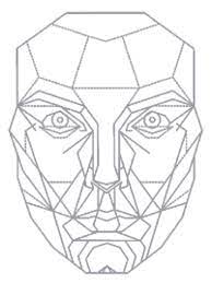 Golden Ratio Project Geometric Face Face Drawing Face Template