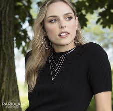 Park Lane Jewelry Silhouette Necklace And Earring Set. NWT. Retired Set  Park Lane Betsy CZ Diamond Pave Gold Tone Heart Charm