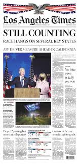 2020 Election Newspaper Front Pages Day After Presidential Election Ctv News