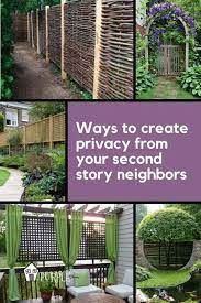 Ingenious Ways To Regain Privacy From Second Story Neighbors Privacy Landscaping Backyard Landscaping Backyard Privacy Screen