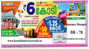 April 14, 2021 by lucky. Summer Bumper 2021 Lottery Br 78 Result 21 3 2021 Kerala Lottery Result Bumper Lottery Br 78 Result Kerala B