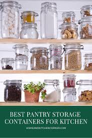 best pantry storage containers for food