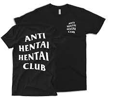 Buy Anti Hentai Hentai Club Tee Weird Anime Anti Social Social Online in  India - Etsy