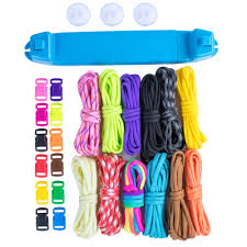I also have shorter lengths wound around my knife sheath. Paracord Parachute Cord Jig Bracelet Loom Plastic Wristband Maker Paracord Braiding Weaving Tool Diy Craft Kit 12 Rainbow Color Cord Buckles Suctions To Table Walmart Com Walmart Com