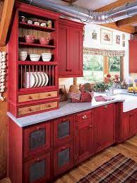 Top Composition 90 Fresh Color Kitchen Cabinet Decor Ideas Page 35 Of 87 Rustic Kitchen Cabinets Red Kitchen Cabinets Country Kitchen Cabinets
