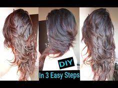 Whether your hair is curly or straight, it works equally pretty much well!! Diy Hair Layers