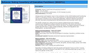 Behavior Rating Inventory Of Executive Function Brief Executive Functioning Metacognition Behavior