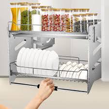 0 out of 5 stars, based on 0 reviews current price $18.30 $ 18. Buy Vevor Pull Down Shelf 2 Tier Upper Cabinet Shelf Stainless Steel Pull Down Cabinet Organizer For Cabinet Length 22 4 Pull Down Kitchen Cabinet Organizer Convenient Pull Down Shelf For Kitchen Cabi
