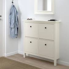 hemnes range chaussures 4 casiers blanc 107x101 cm ikea in 2020 hemnes shoe cabinet ikea hemnes shoe cabinet hemnes