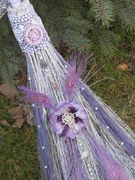 Lavender Wedding Broom Handfasting Besom Wiccan Wedding Handcrafted Witches Broom Jump The Broom Broom Jumping Witchcraft Wicca Pagan Wiccan Wedding Wedding Broom Lavender Wedding