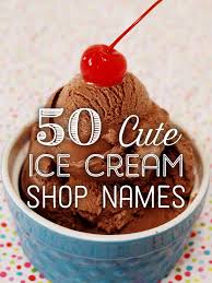 White dogs are easy too! 50 Cute Ice Cream Shop Names Toughnickel