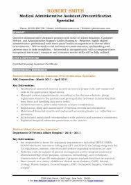Medical Administrative Assistant Resume Samples Qwikresume