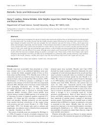 What diseases cause breath odor? Pdf Metallic Taste And Retronasal Smell