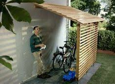 Fahrradgarage Und Bikeport Selber Bauen Diy Anleitungen Bosch Anleitungen Bauen Bikeport Bosch Diy Fahrradga In 2020 Bicycle Garage Bicycle Storage Shed Plans